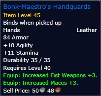 Bonk-Maestro's Handguards wow sod phase 2